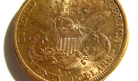 Pièce d'or de 20 dollars américains